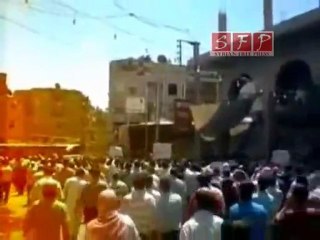 دوما جمعة لن نركع إلا لله - بعد صلاة الجمعة 12-8-2011