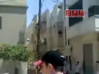 حماة جمعة لن  نركع جريح بعد هجوم الشبيحة 12 8 2011