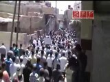 مظاهرة حي القدم بدمشق جمعة لن نركع الا لله 12 رمضان 12-8-2011
