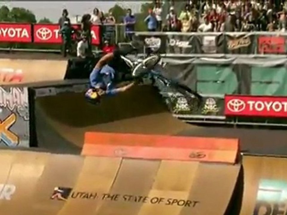 Compilation de riders et cascades extrêmes