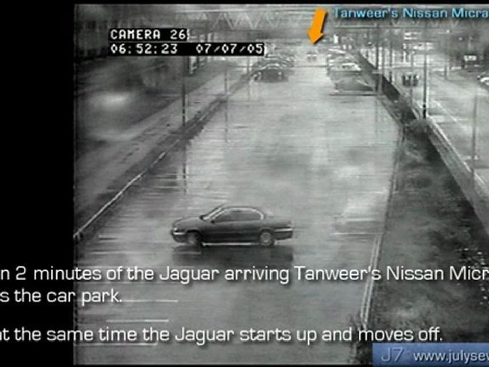 7/7 curious movements of a Jaguar and Luton station car park on 28th June 2005 and 7th July 2005