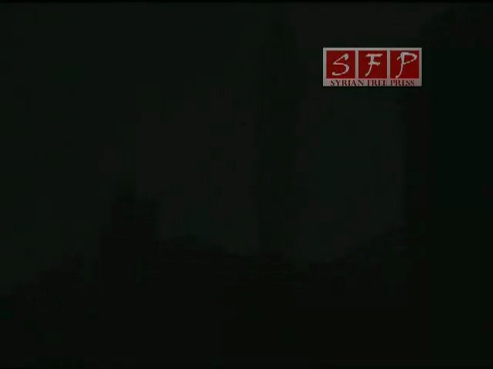 فري برس|تلبيسة اطلاق نار كثيف و قصف مأذنة مسجد 12-8-2011