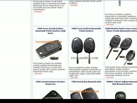 RENO DACİA oto anahtar kabı escan anahtar da
