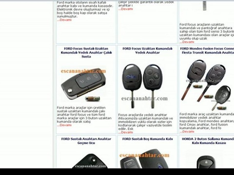 RENO DACİA oto anahtar kabı escan anahtar da