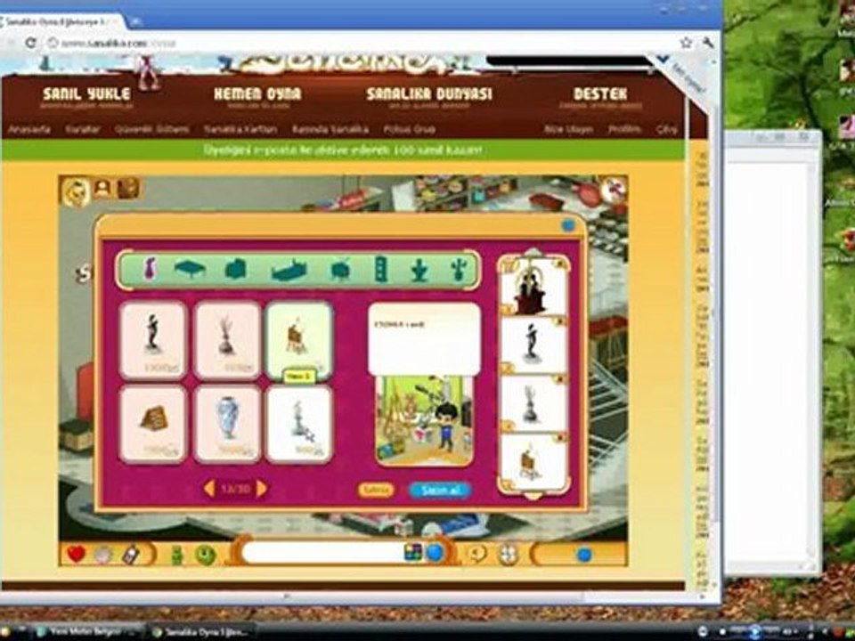 sanalika bedava eşya alma