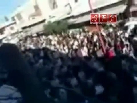 فري برس إدلب كفرومة تشييع الشهيد حسن عثمان شرتح 8 8 2011