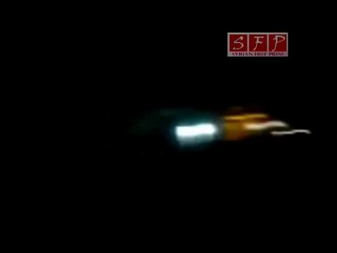 فري برس حلب بيانون حرق صورة بشار الأسد 14 8 2011