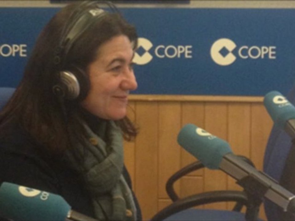 Luisa Martin en la Atalaya de la cope