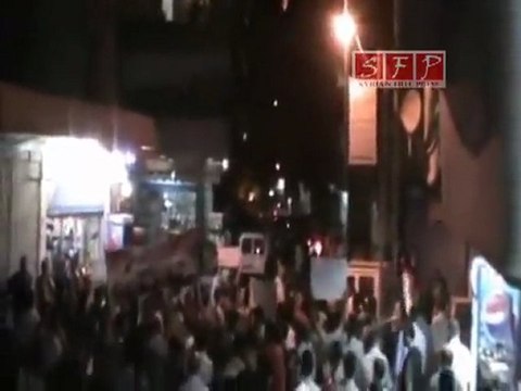 فري برس | ريف دمشق حرستا أمسية 16 رمضان 16-8-2011