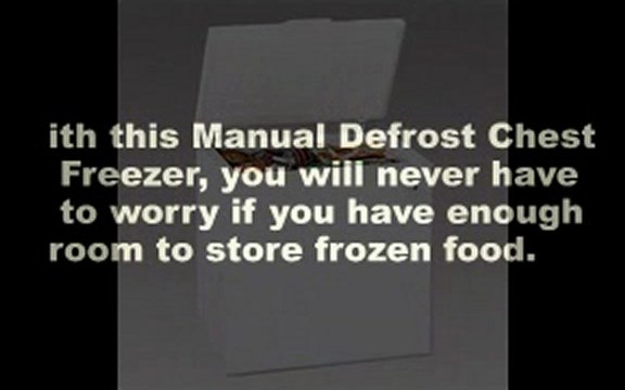7.0 cu. ft. - GE Chest Freezer
