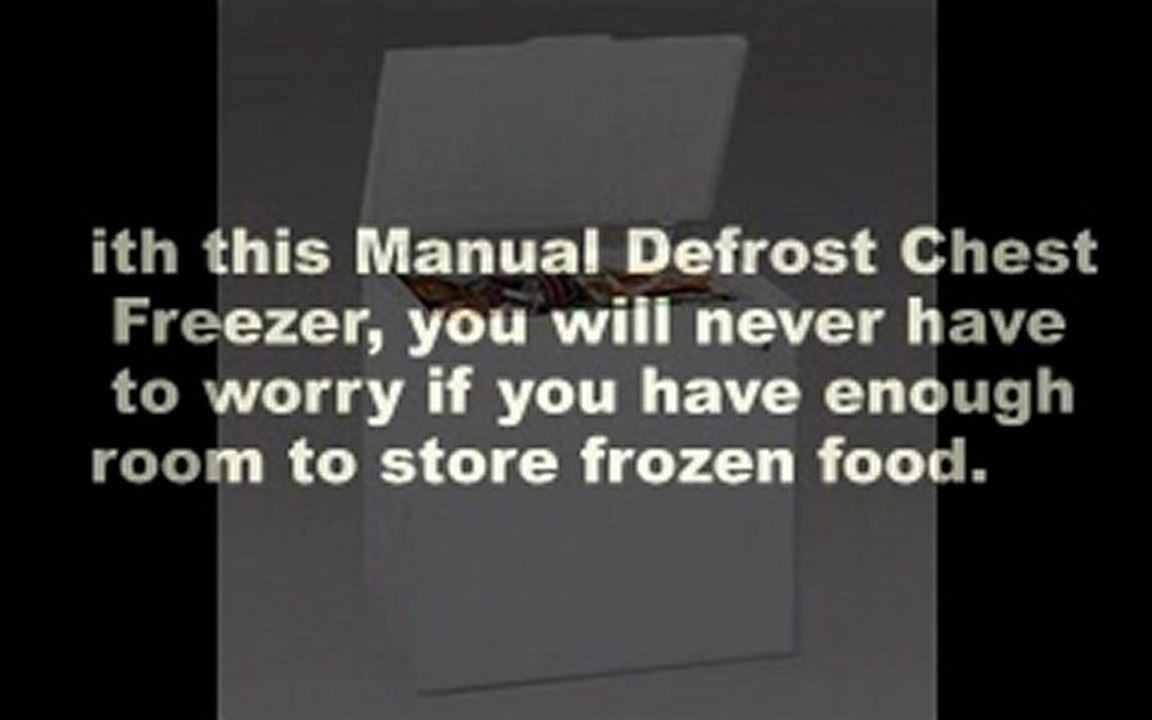 7.0 cu. ft. - GE Chest Freezer