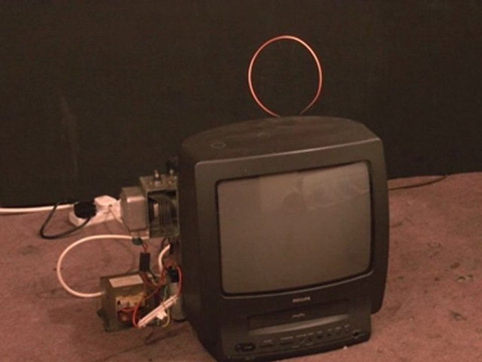 TV Microwaved While On !