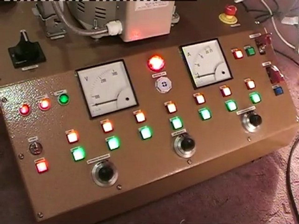 Prototype 300 KV Control Panel Test