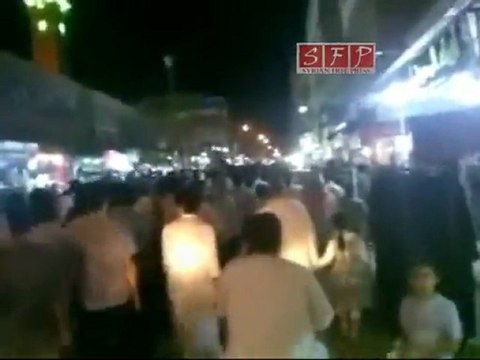 فري برس - ادلب معرة النعمان مسائية مع شكر للجزيرة 16-8-2011