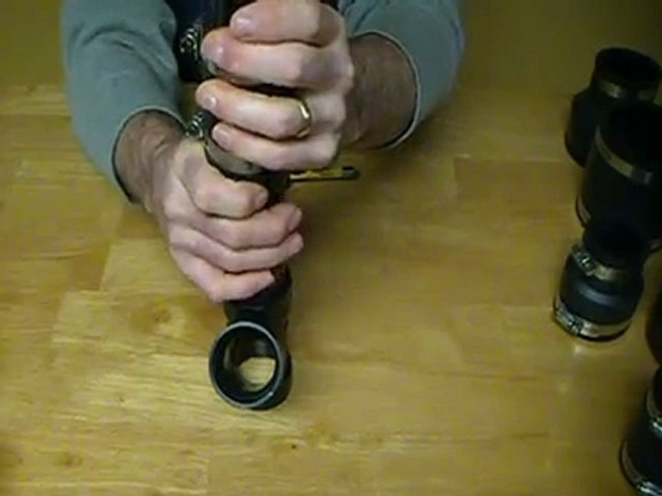 How to join castiron pipe to plastic or copper.