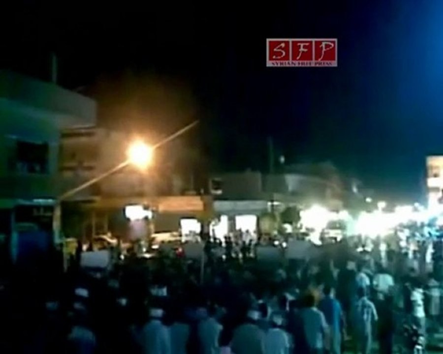 ان كنت بالقتل تظن انك ستخيفنا يا بشار فانك لن تقتل الا الخوف فينا  قامشلي   18 08 2011