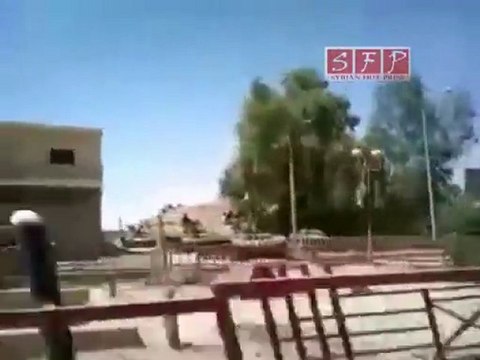 فري برس جمعة بشائر النصر البوكمال تمركز الدبابات في المدينة 19 8 2011