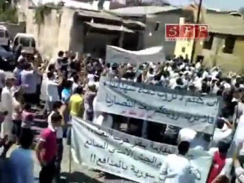 فري برس - حمص - باب هود - 19 رمضان - جمعة بشائر النصر 19-8-2011