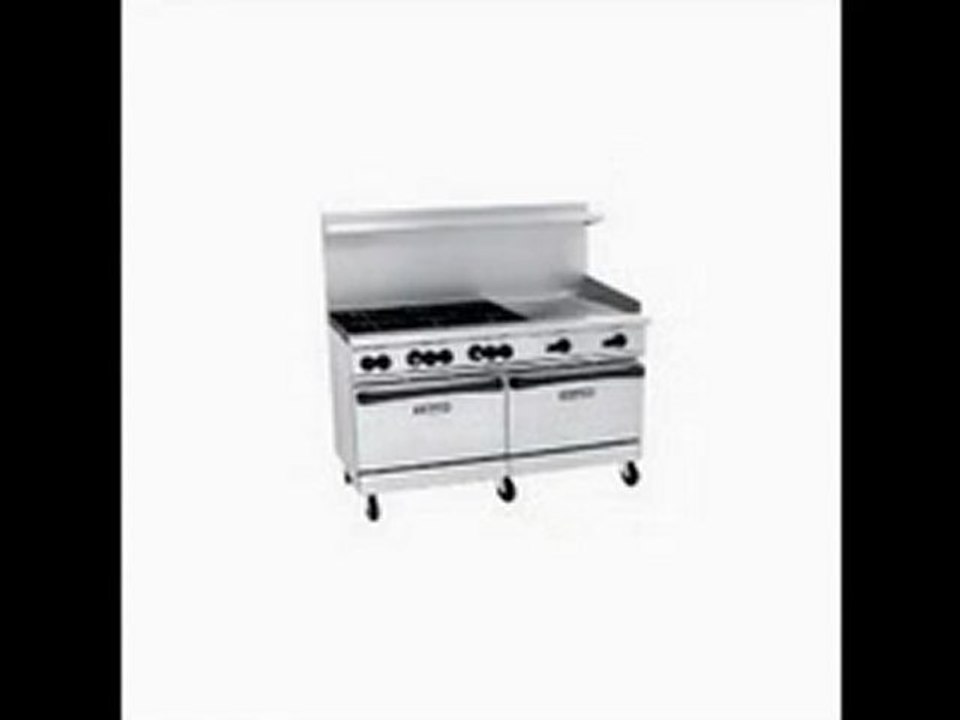 60-in Range w 6-Burner, 24-in Griddle & 2-Standard Ovens, LP