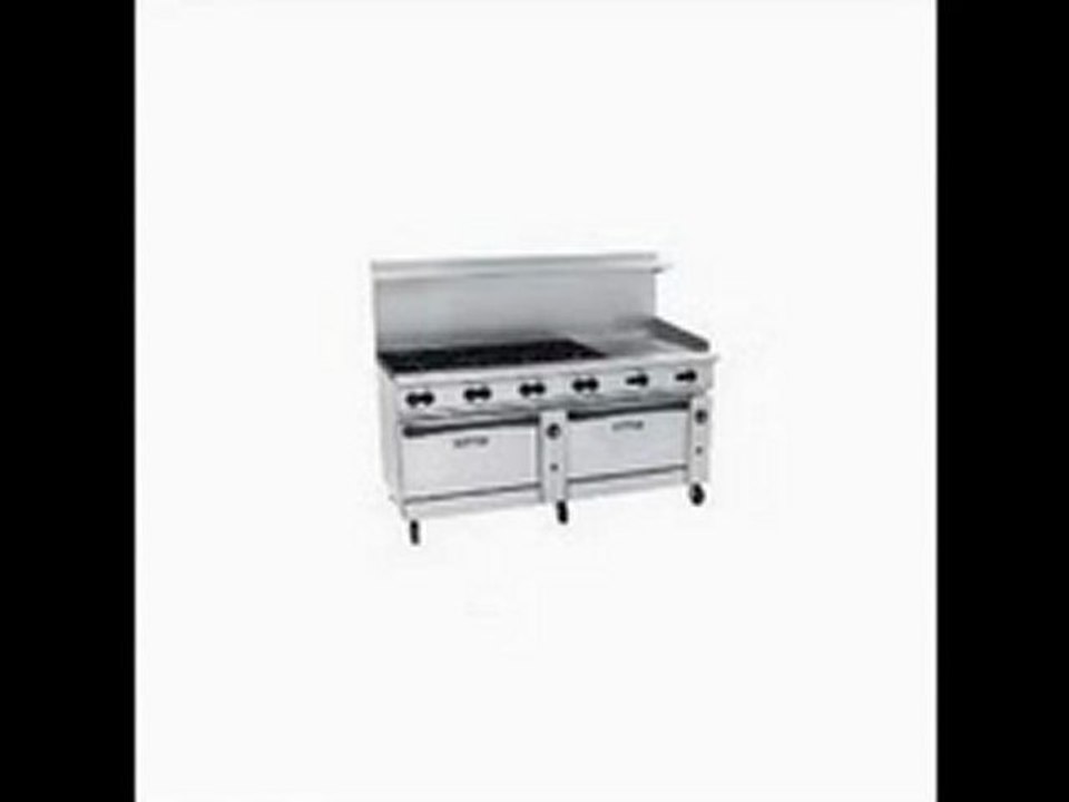 72-in Range w  6-Burner, 36-in Griddle, 2-Standard Ovens, LP