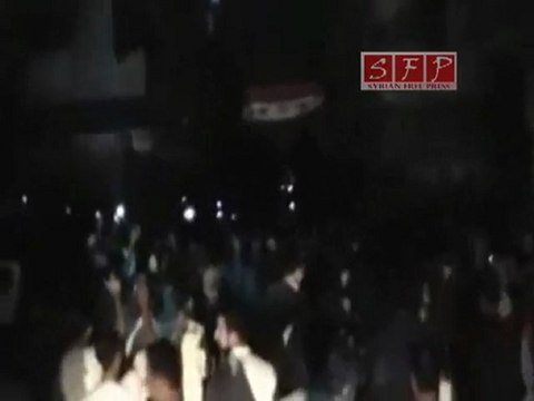 فري برس حمص الخالدية مظاهرة مسائية 20 8 2011