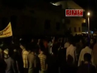 فري برس   مظاهرات الزبداني لنصرة حمص 19 8 2011