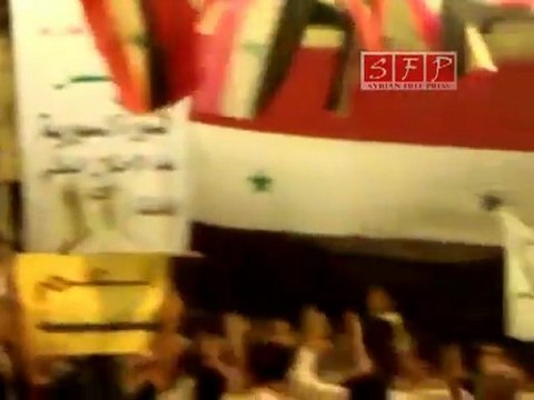 فري برس حمص باب هود بعد التروايح 19 08 2011