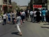 فري برس   حماة مظاهرة جامع السرجاوي  بعد صلاة الجمعة 19 8 2011