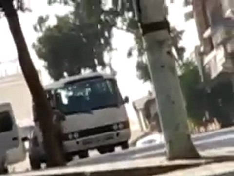 فري برس حماة التواجد الامني الكثيف في حي المحطة 19 8 2011