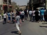 فري برس   حماة مظاهرة جامع السرجاوي  بعد صلاة الجمعة 19 8 2011