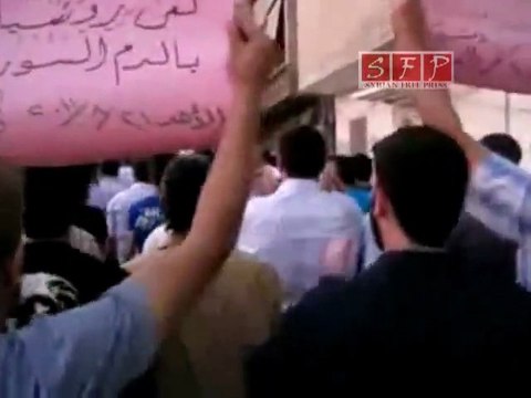 فري برس مظاهرة حاشدة في حي القدم عسالي 21 8 2011