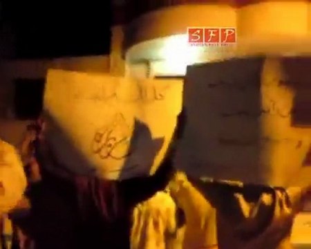 فري برس حلب إعزاز الرد على مقابلة الشبيح بشار 21 8 2011‏