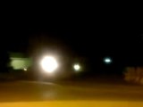 فري برس   فيديو لتحرك رتل من الدبابات في الميادين 23 8 2011