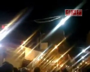 فري برس   دوما أهالي حي القصاع الدمشقي في دوما 22 8 2011