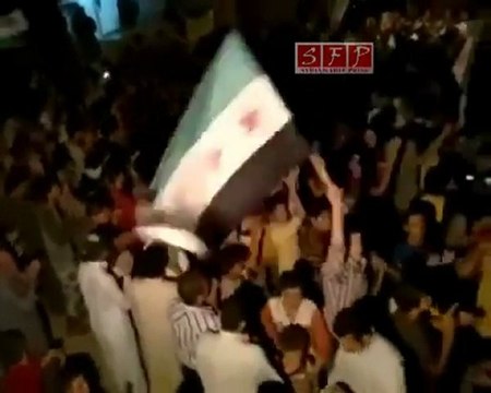 فري برس إدلب جبل الزاوية مسائية بعد التراويح 22 8 2011