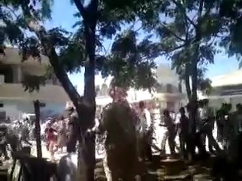 فري برس تلبيسة اطلاق نار على المتظاهرين حين انتظار اللجنة 24 8 2011