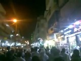 فري برس   معرة النعمان مظاهرات مسائية مع شكر لقناة الجزيرة 23 8 2011