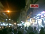 فري برس   معرة النعمان مظاهرات مسائية مع شكر لقناة الجزيرة 23 8 2011