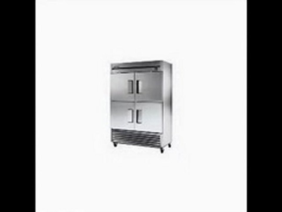 2-Section Reach In Freezer Solid Half Doors