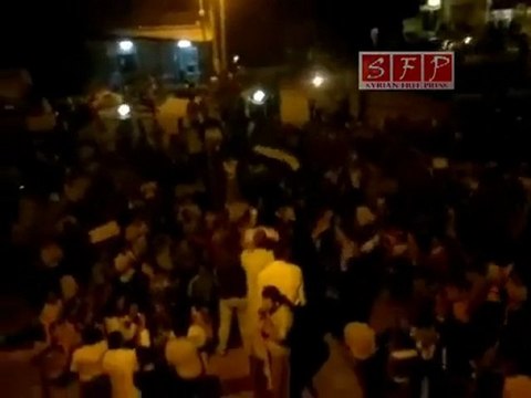 فري برس ادلب جبل الزاوية بليون مظاهرة مسائية 23 8 2011