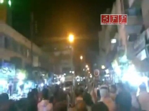 فري برس إدلب معرة النعمان مظاهرات مسائية 23 8 2011