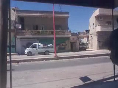 فري برس إدلب كفرومة إنتشار الجيش لقمع المظاهرت 24 8 2011