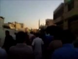 فري برس   حمص حي ديربعلبة مظاهرة بعد صلاة الفجر 25 رمضان‏ 25 8 2011
