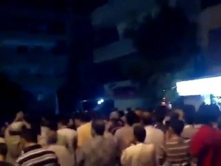 فري برس   حمص  حي القصور  مسائية ليالي الحسم 24 8 2011