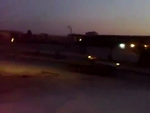 فري برس دير الزور الميادين الدبابات أثناء الأقتحام فجر25 8 2011