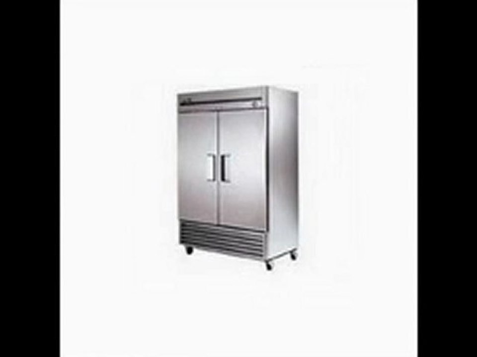 2-Section Reach In Freezer Glass Doors, 49 cu ft
