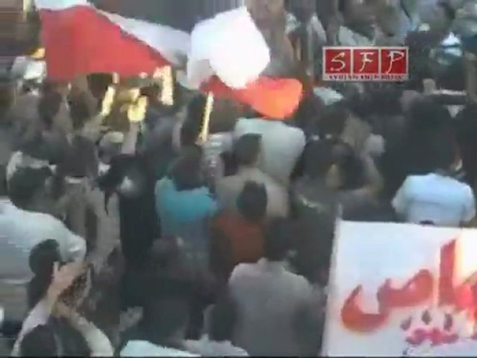 فري برس   درعا  مظاهرات بلدة ناحتة جمعة الصبر والثبات 26 8 2011