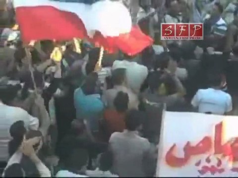 فري برس درعا بلدة ناحتة جمعة الصبر و الثبات 26 8 2011