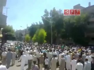 فري برس   حمص   القرابيص   جمعة النصر و الثبات 26 8 2011