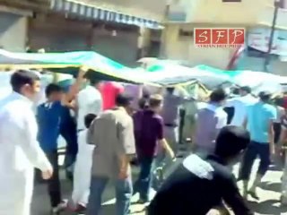 فري برس   مظاهرة  في حمص مدينة تدمر 26 8 2011
